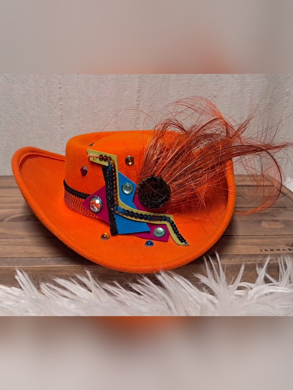 Vintage Sonni Of San Francisco Embellished Wool Hat